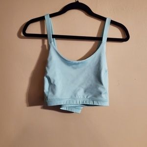 Avia Light Blue Light Support Sports Bra (XL)